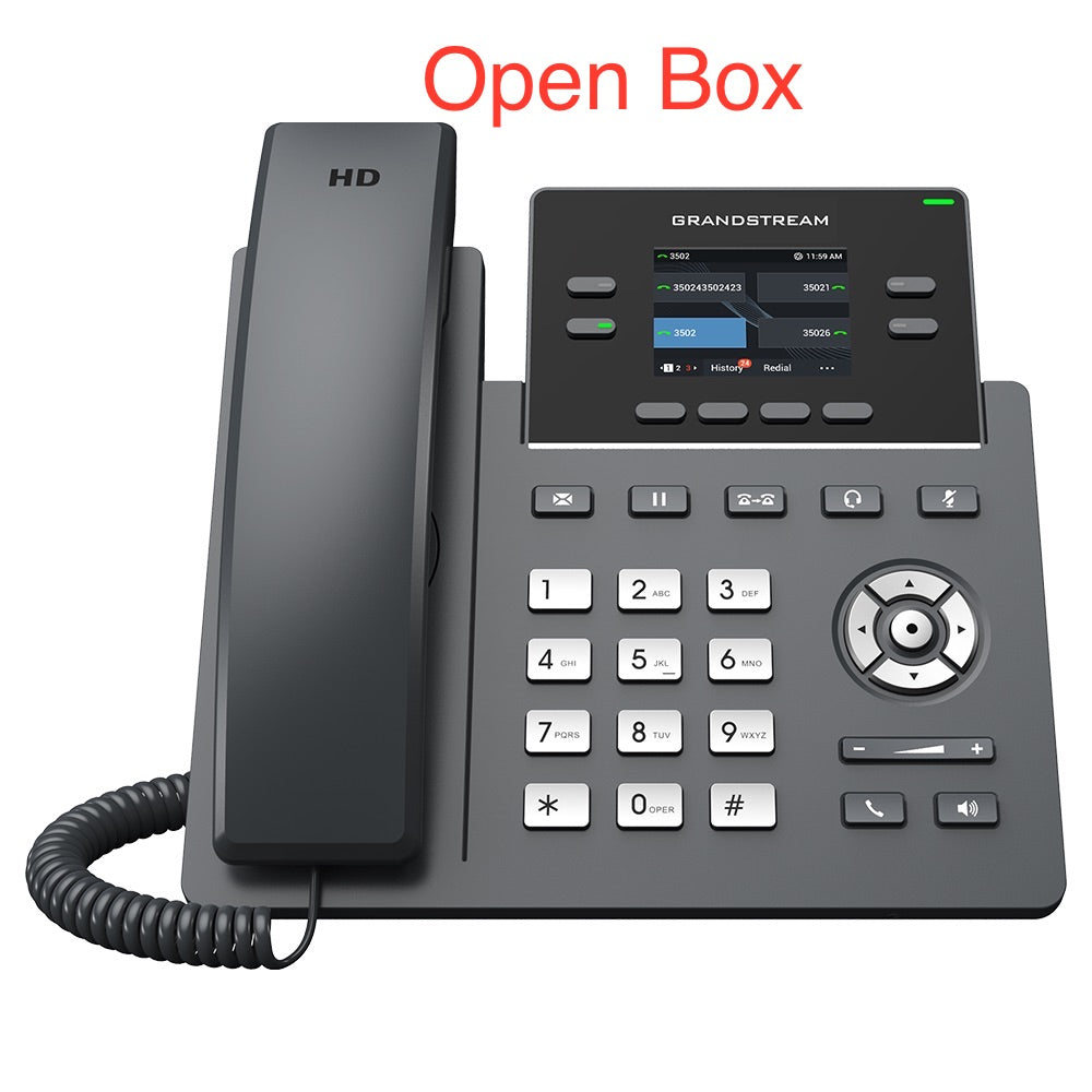Grandstream GRP2612P IP Phone with PoE -New in Open Box Grandstream GRP2612P IP Phone with PoE -New in Open Box